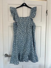Lipsy Blue Floral Dress Size