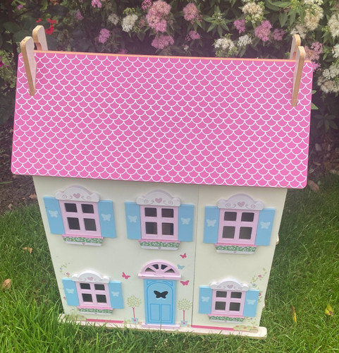 Aldi wooden toy dolls house - wooden,