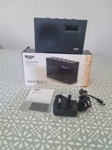 Bush 1709 portable dab fm - bush, dab/fm