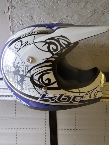 Kids motocross helmet blue - kids,