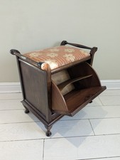 Fall Front Piano Stool Antique
