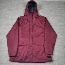 Rohan Outpost Jacket Size Large Burgundy Red Barricade Waterproof Windproof