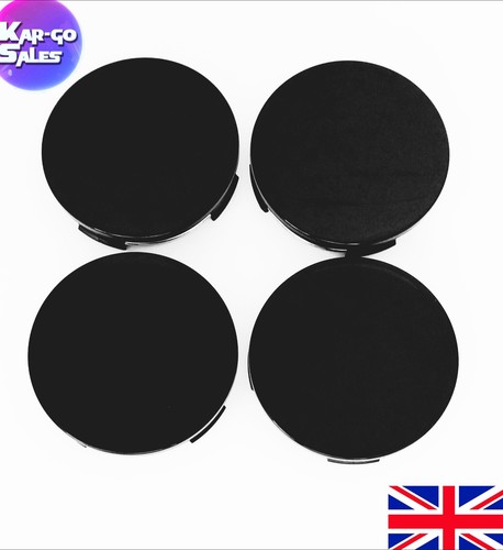65mm plain black alloy - 4x,