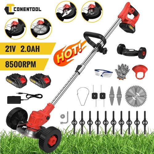 21v cordless strimmer grass - cordless,