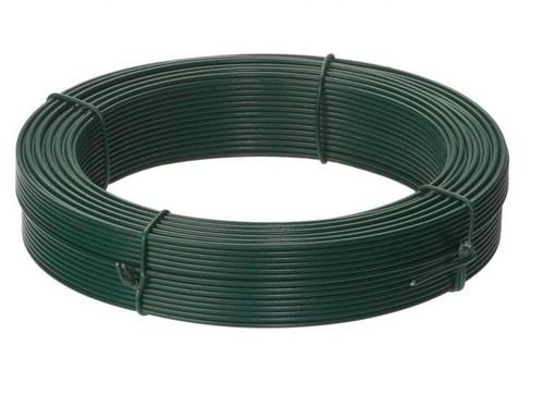 50m green pvc straining wire - 50m,