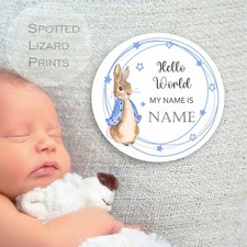 Personalised Hello World Baby