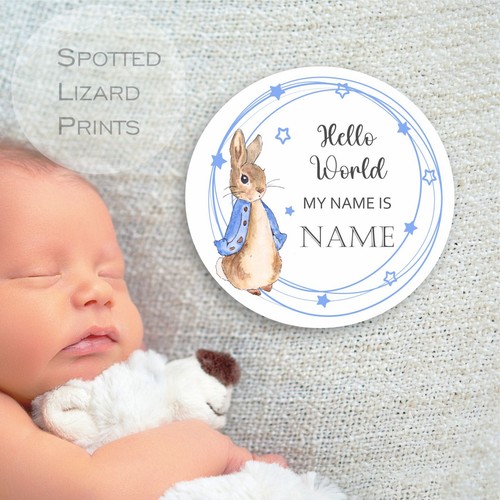 Personalised hello world baby - personalised,