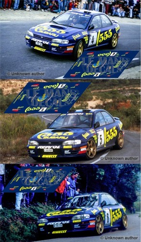 Decals subaru impreza wrc - subaru,