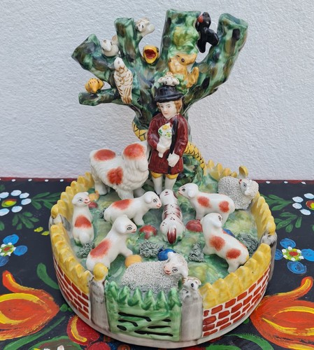 Staffordshire pottery garden - pottery, "garden