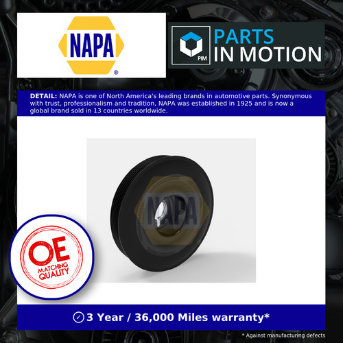 Crankshaft pulley fits - pulley, (tvd)