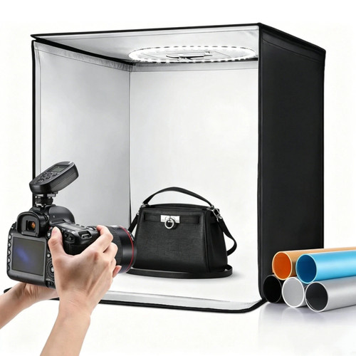 Led photo studio light box - 16",
