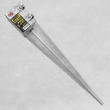 Perimeter DuoBolt Galvanised Ground Spike Fence Support - 100mm x 100mm