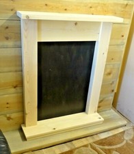 SMALL PINE FIRE SURROUND FIREPLACE & HEARTH SET/KIT (z) ...free postage