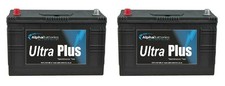PAIR OF 12V 644 HEAVY DUTY COMMERCIAL BATTERIES TRACTOR, LORRY, WAGON