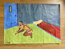 Authentic Prison Art On A4