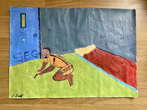 Authentic prison art a4 - prison,