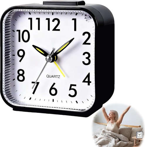 Quartz alarm clock - clock, night