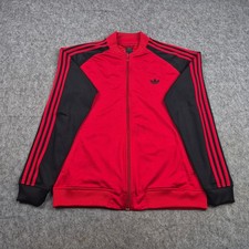 Adidas Jacket Mens Large Red