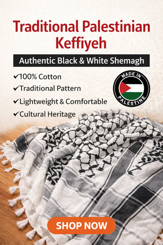 Authentic palestinian keffiyeh - palestinian,