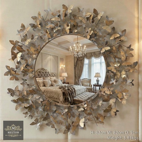 Large butterfly surround gold - large,
