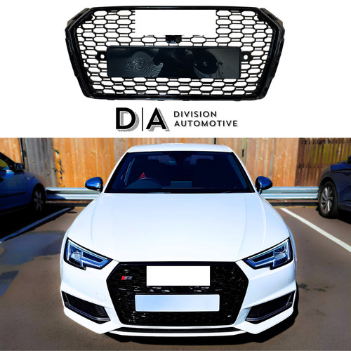 Gloss black honeycomb mesh - gloss,