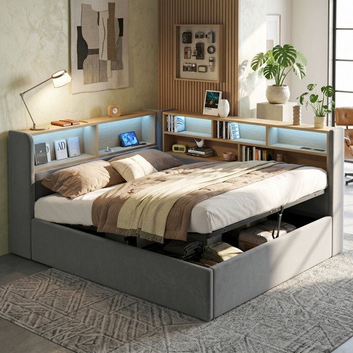 Daybed 4ft6 double grey - daybed,