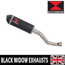 GSXR 1000 K9 L0 L1 2009-2011 4-1 Exhaust Silencer Kit 300mm Oval Black 300BT