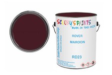 Classic Paint For Morris Minor Maroon Rd23 Car Spray Touch Up Tin Vintage