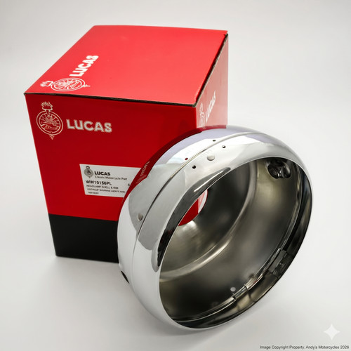 Lucas flat back headlamp - lucas,