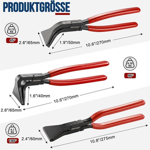 3pcs hand seamers - sheet, metal