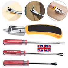 Upholstery Staple Remover and Tack Lifter Tool Set, Heavy Duty Nail Puller Tool~