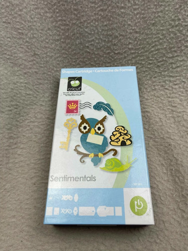 Cricut cartridge sentimentals - cartridge,