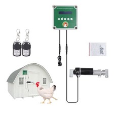 UK Plug Automatic Chicken Coop Opener Linear Actuators Electric Poultry Hous HOT