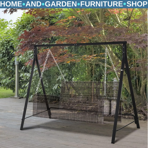 Heavy duty steel swing chair - duty,