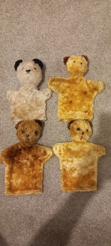 Vintage sooty hand glove - sooty,