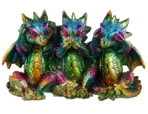 Dragons ornament hear no - dragons,