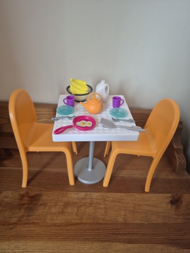 Barbie breakfast dining table - barbie,