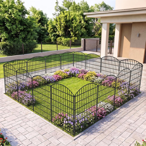 Decorative garden fence 101cm - fence,,