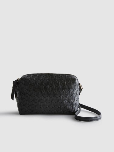 New primark black weave effect - black, weave-effect
