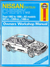Nissan Datsun Sunny May 1982-1986 1269cc 1488cc Haynes Owners Workshop Manual