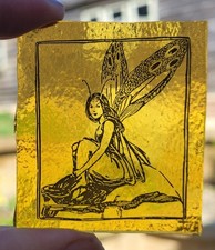 Stained glass Fairy piece all permanently kiln fired glass