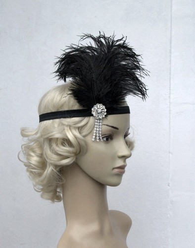 Flapper headband gatsby 1920s - flapper,