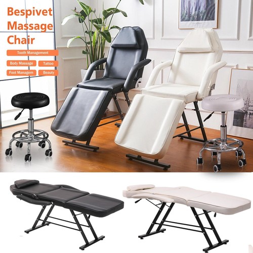 Beauty bed stool - w/stool, adjustable