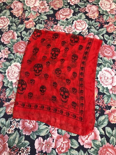 Alexander mcqueen skull scarf - alexander,