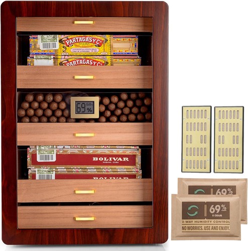 Cedar wood cigar humidor - cedar,
