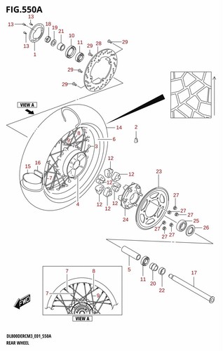 Suzuki genuine bearing dr650 - suzuki,