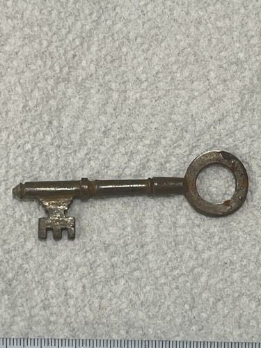 Antique iron skeleton key - antique,
