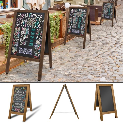 Double sided wooden - wooden, a-frame