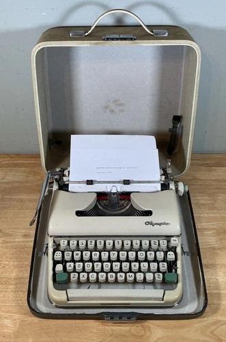 Vintage olympia sm5 typewriter - sm5,