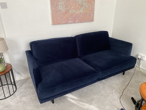 Designer sofà seater velvet - designer,